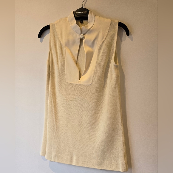 Gucci Cream Sleeveless Top Size XS - Picture 1 of 6